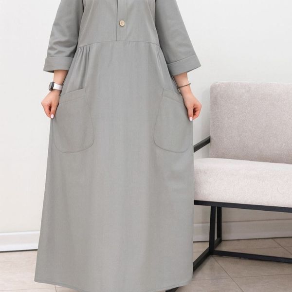 پیراهن مانتویی حنا جنس