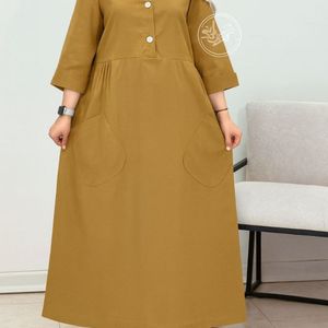 مشخصات : پیراهن مانتویی حنا جنس :