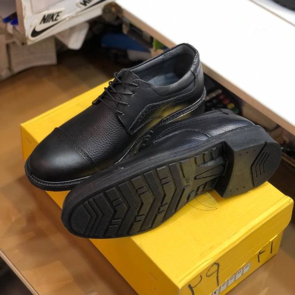 کفش چرم مردانه بندی مدل الوند