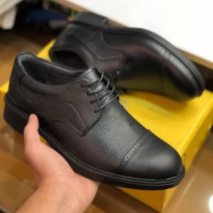 مشخصات کفش چرم مردانه بندی مدل الوند