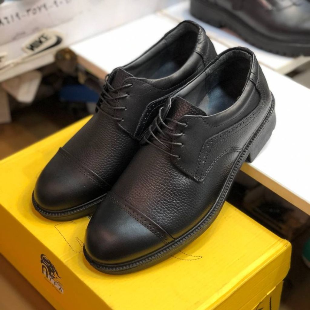 قیمت کفش چرم مردانه بندی مدل الوند