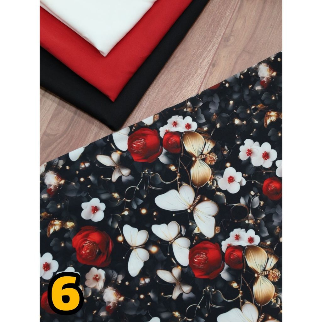 خرید اینترنتی پارچه کرپ فلور درجه یک پارت دوم