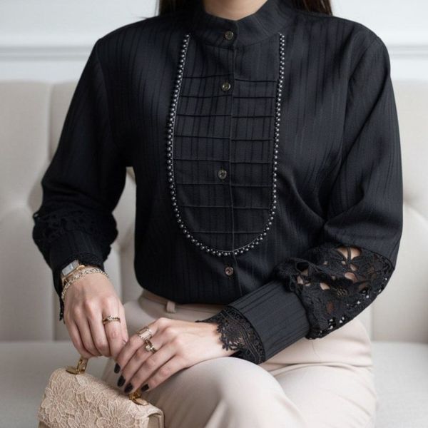 شومیز مجلسی آیجان مشکی