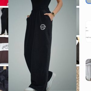 شلوار بگ ضخیم پنبه خالص