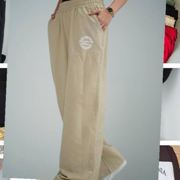 شلوار بگ ضخیم پنبه خالص