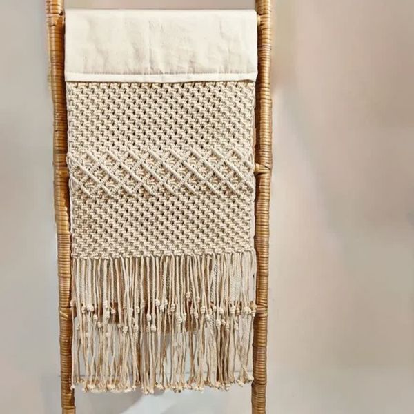 رانر مکرومه بافی مدرن ترکیب با پارچه ارت بیوتی