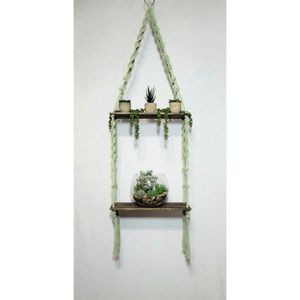 شلف کاربردی مکرومه بافی دو طبقه مدل نوان