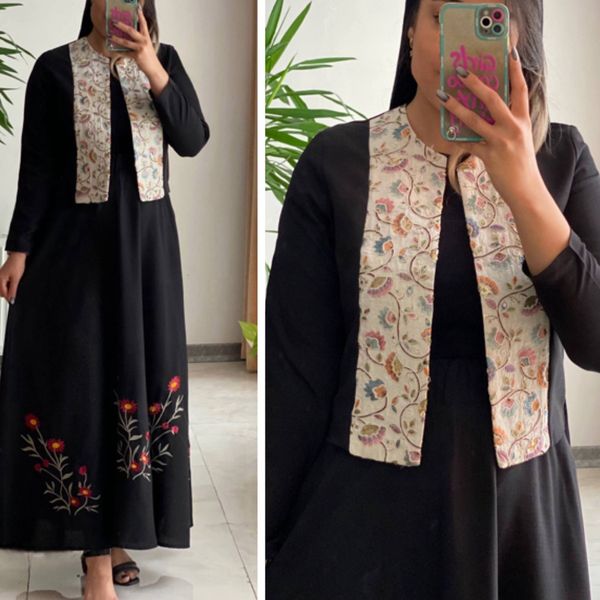 کت دامن گلدوزی دلسا