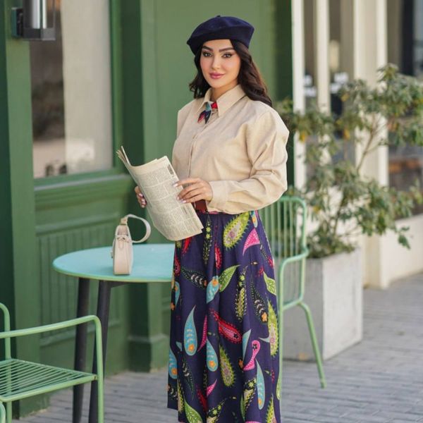 شومیز و دامن نارگل