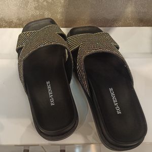 خرید اینترنتی سندل پلنگی سگکدار