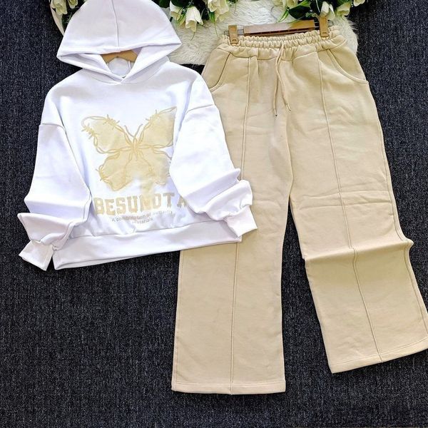 ست هودی شلوار بگ پروانه