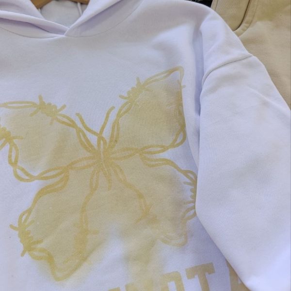 ست هودی شلوار بگ پروانه