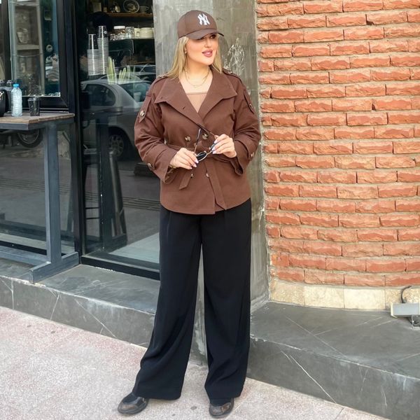 ترنچ کت آوان (کالکشن فروزان نریمیسا)