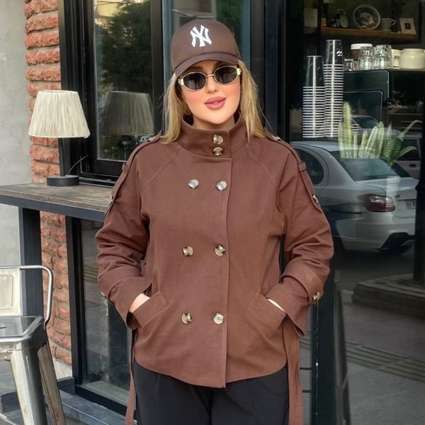 ترنچ کت آوان (کالکشن فروزان نریمیسا)