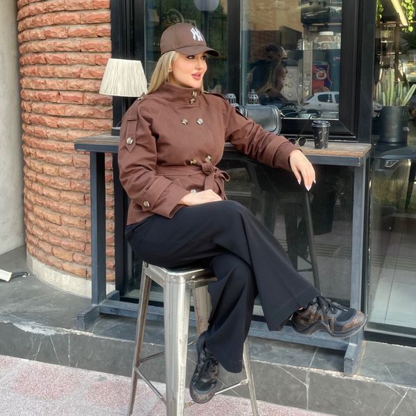 ترنچ کت آوان (کالکشن فروزان نریمیسا)