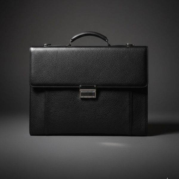 کیف اداری چرم طبیعی قفل سه رمزی