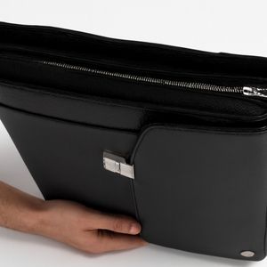 خرید انلاین کیف اداری چرم طبیعی قفل سه رمزی