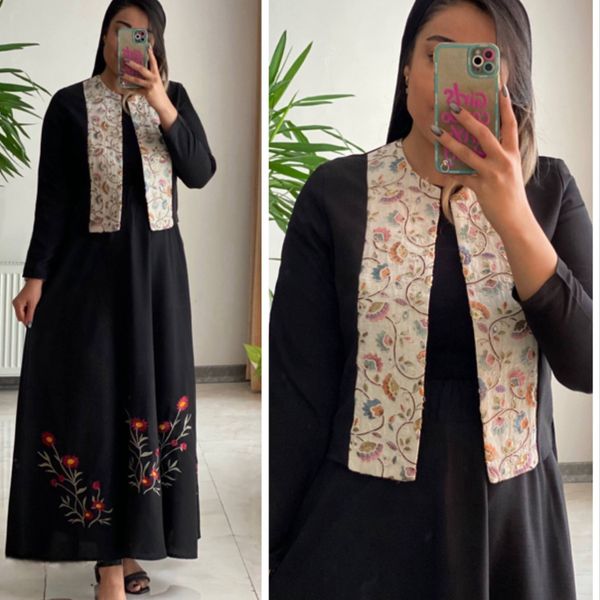 کت دامن گلدوزی دلسا