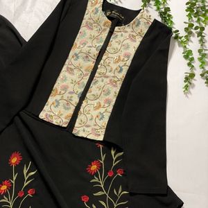 کت دامن گلدوزی دلسا