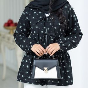 فروش اینترنتی مانتو عروسکی کرپ آیوا ژاکارد