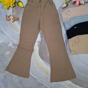 خرید انلاین شلوار دمپا گشاد کتان کش تنخور