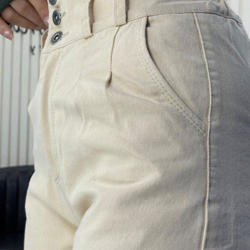 مشخصات شلوار مام خمره ای کمرگنی