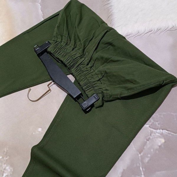 شلوار مام خمره ای کمرگنی