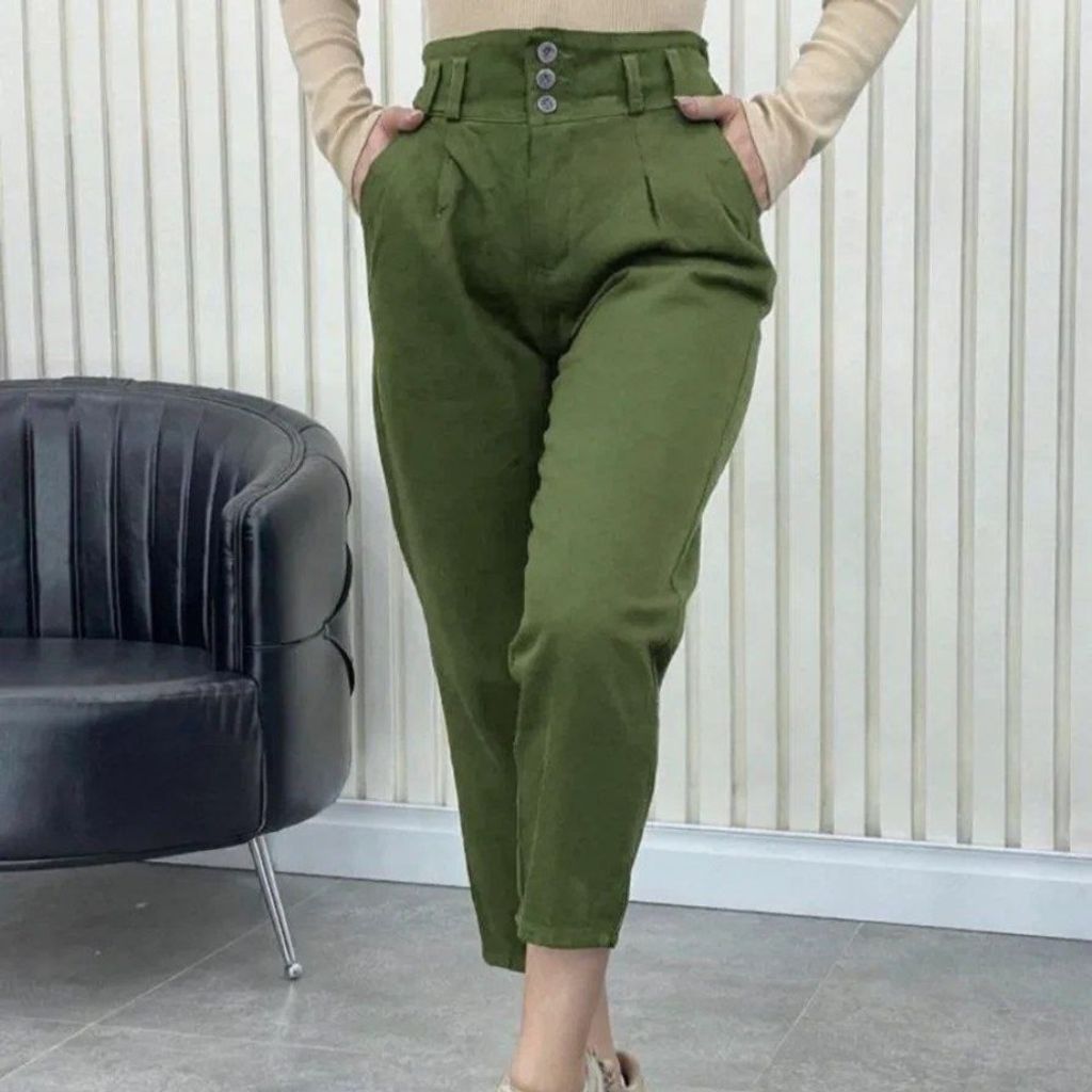 مشخصات شلوار مام خمره ای کمرگنی