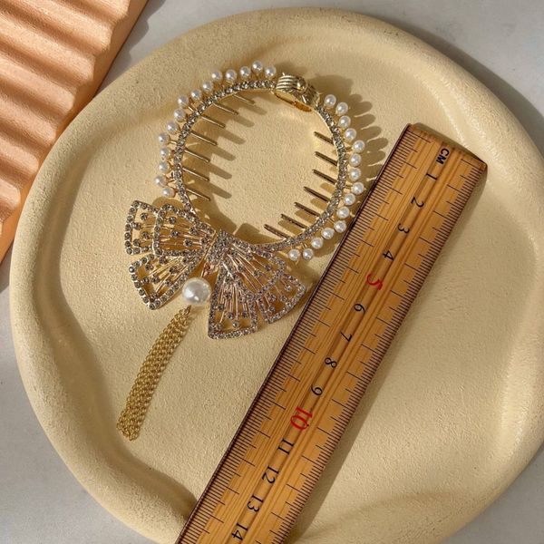 گیره مو گوجه ای پاپیونی