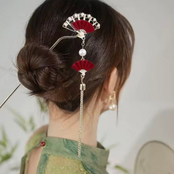 کانزاشی مجلسی بادبزن مخملی