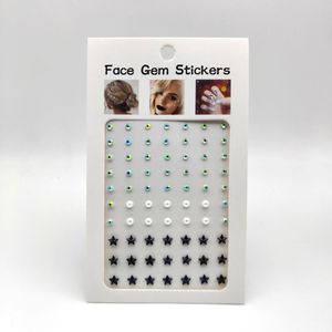 نگین مو و صورت چسبی