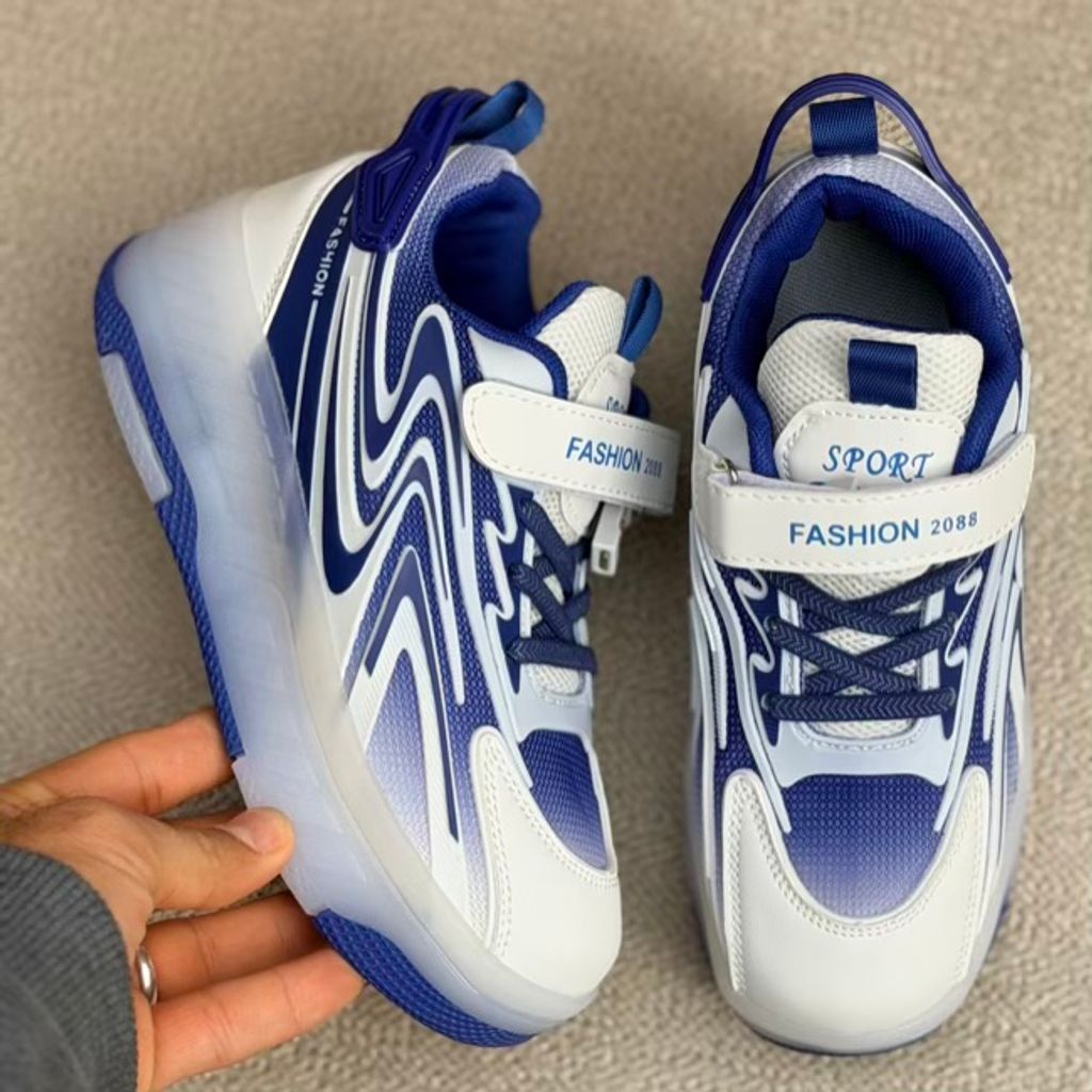 خرید اینترنتی قیمت کتونی بچگانه اسکیتی طرح Wave کد 4091805