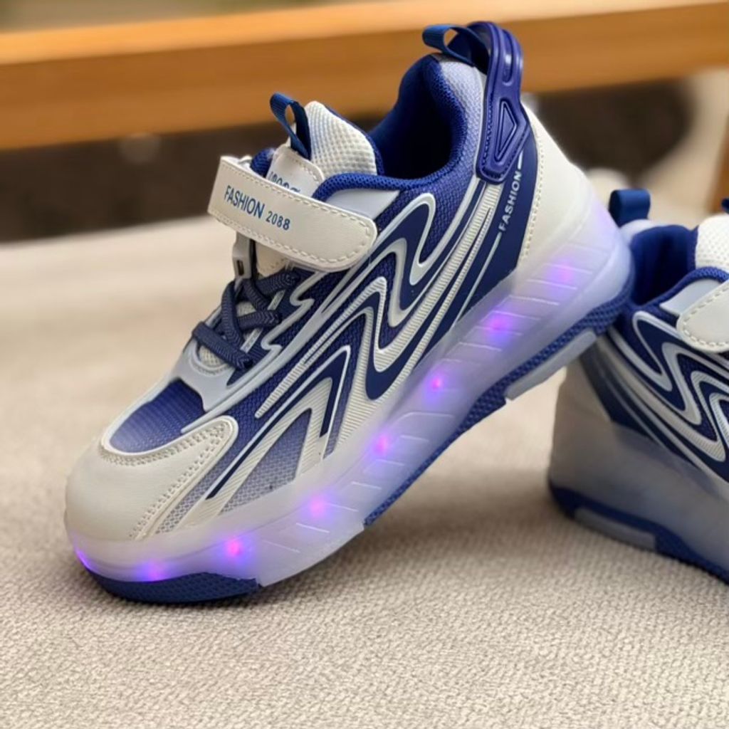 خرید اینترنتی قیمت کتونی بچگانه اسکیتی طرح Wave کد 4091805