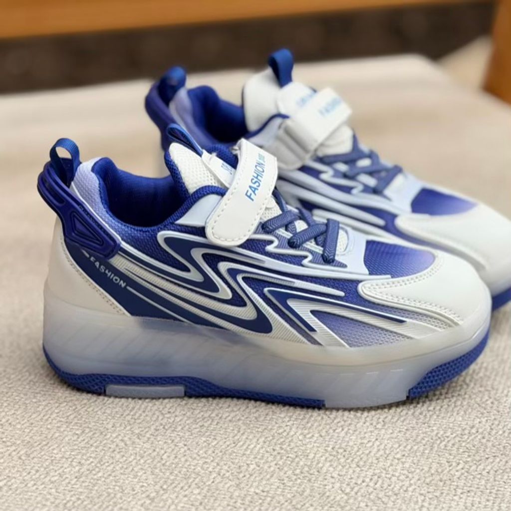 خرید اینترنتی قیمت کتونی بچگانه اسکیتی طرح Wave کد 4091805