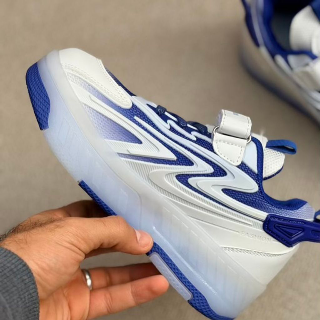 خرید اینترنتی قیمت کتونی بچگانه اسکیتی طرح Wave کد 4091805