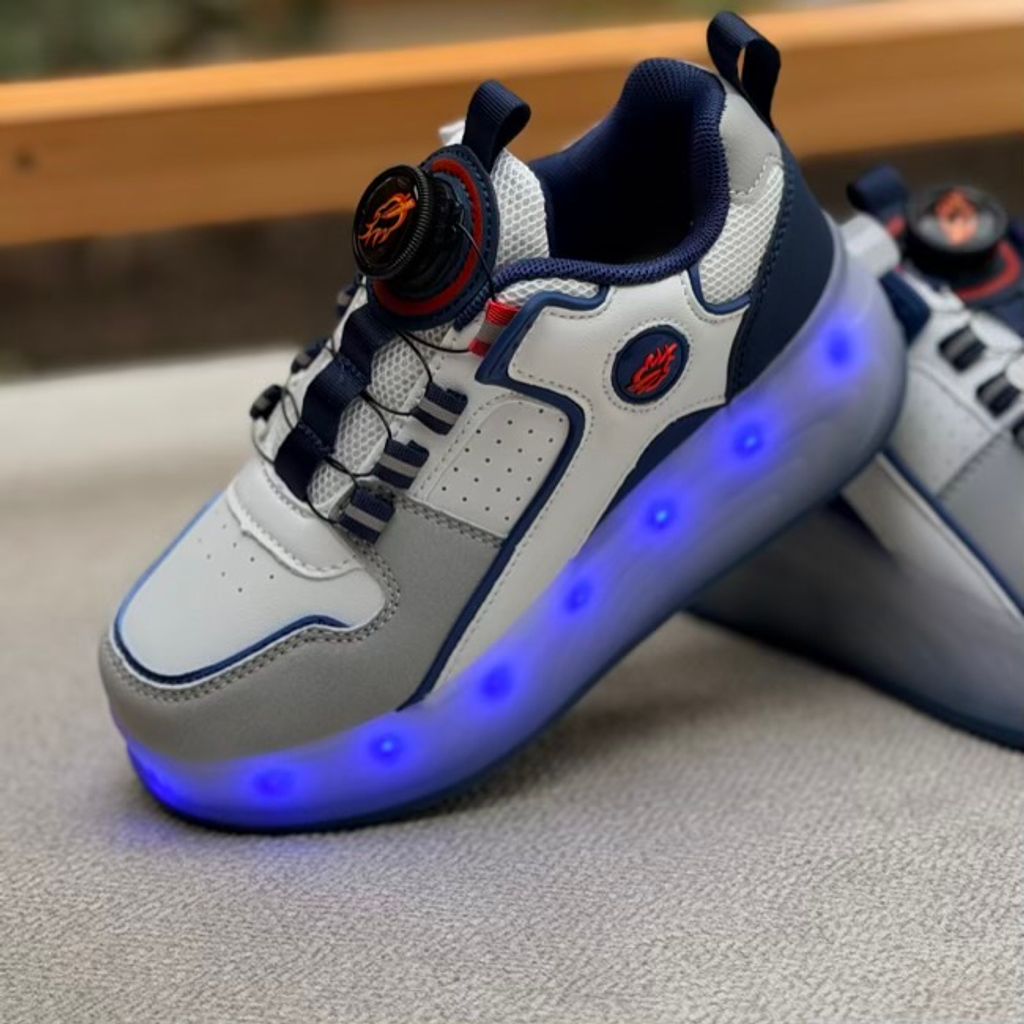 خرید اینترنتی قیمت کتونی بچگانه اسکیتی طرح Fire کد 4091802