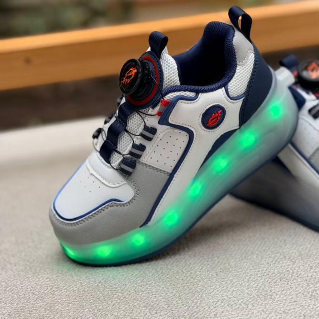 خرید اینترنتی قیمت کتونی بچگانه اسکیتی طرح Fire کد 4091802