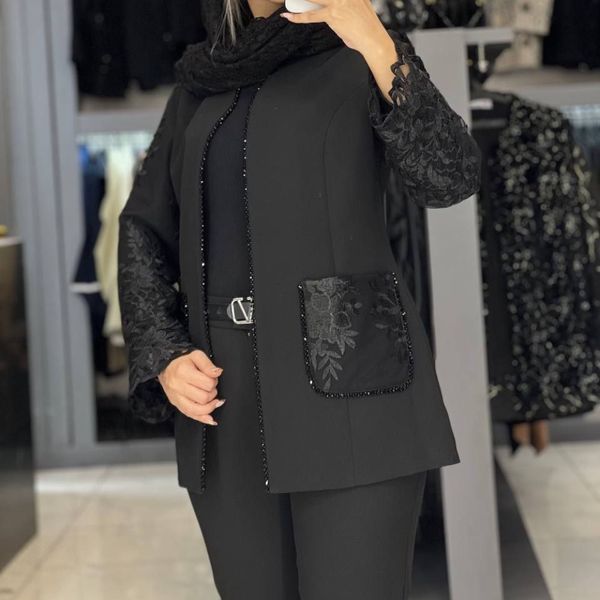 کت شلوار مجلسی گیپوری کارشده