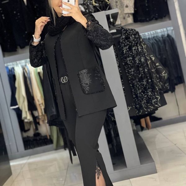 کت شلوار مجلسی گیپوری کارشده