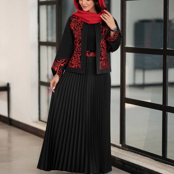 کت دامن مزونی پلیسه یلدایی