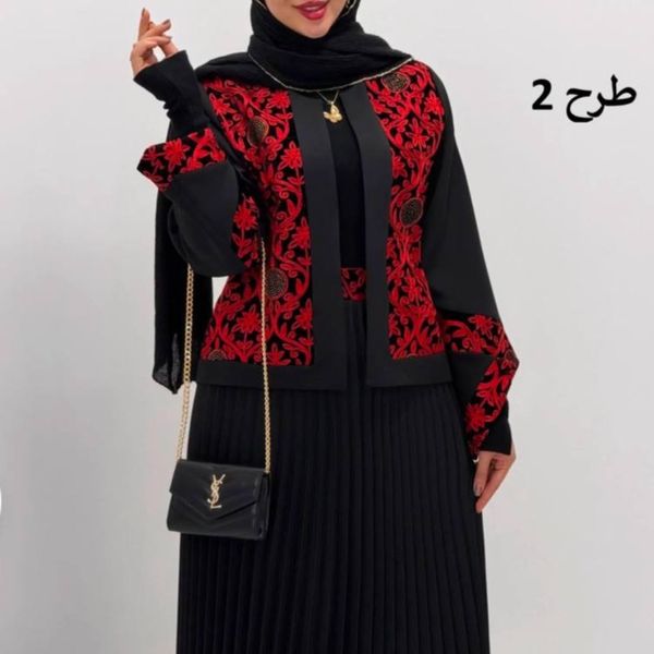 کت دامن مزونی پلیسه یلدایی