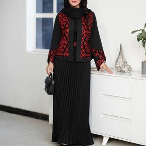 خرید اینترنتی کت دامن مزونی پلیسه یلدایی