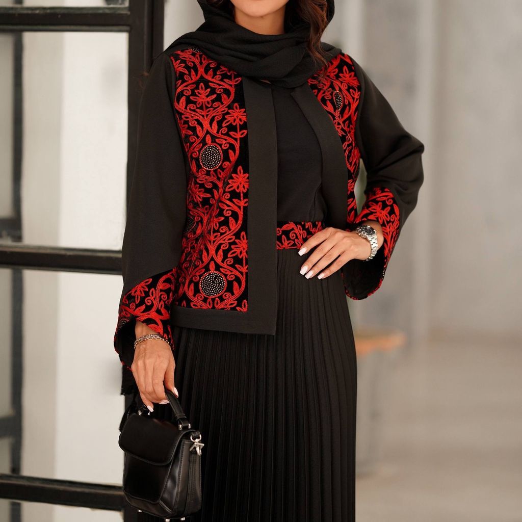 خرید آنلاین کت دامن مزونی پلیسه یلدایی