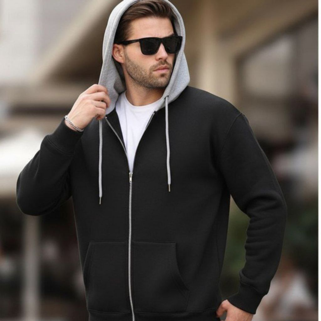 خرید آنلاین سویشرت زنانه و دخترانه  طرح کلاه طوسی