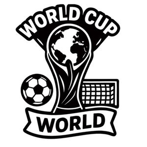 استیکر حرارتی طرح world cup مجموعه 4عددی