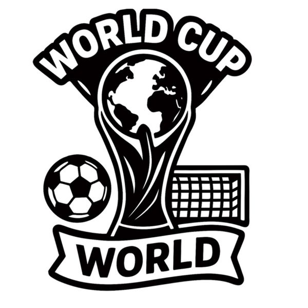 استیکر حرارتی طرح world cup مجموعه 4عددی