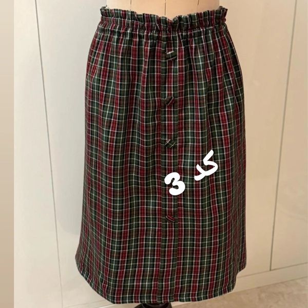 دامن پشمی طرح پاییزه