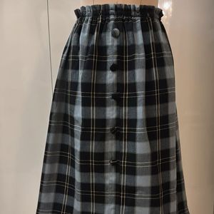 دامن پشمی طرح پاییزه