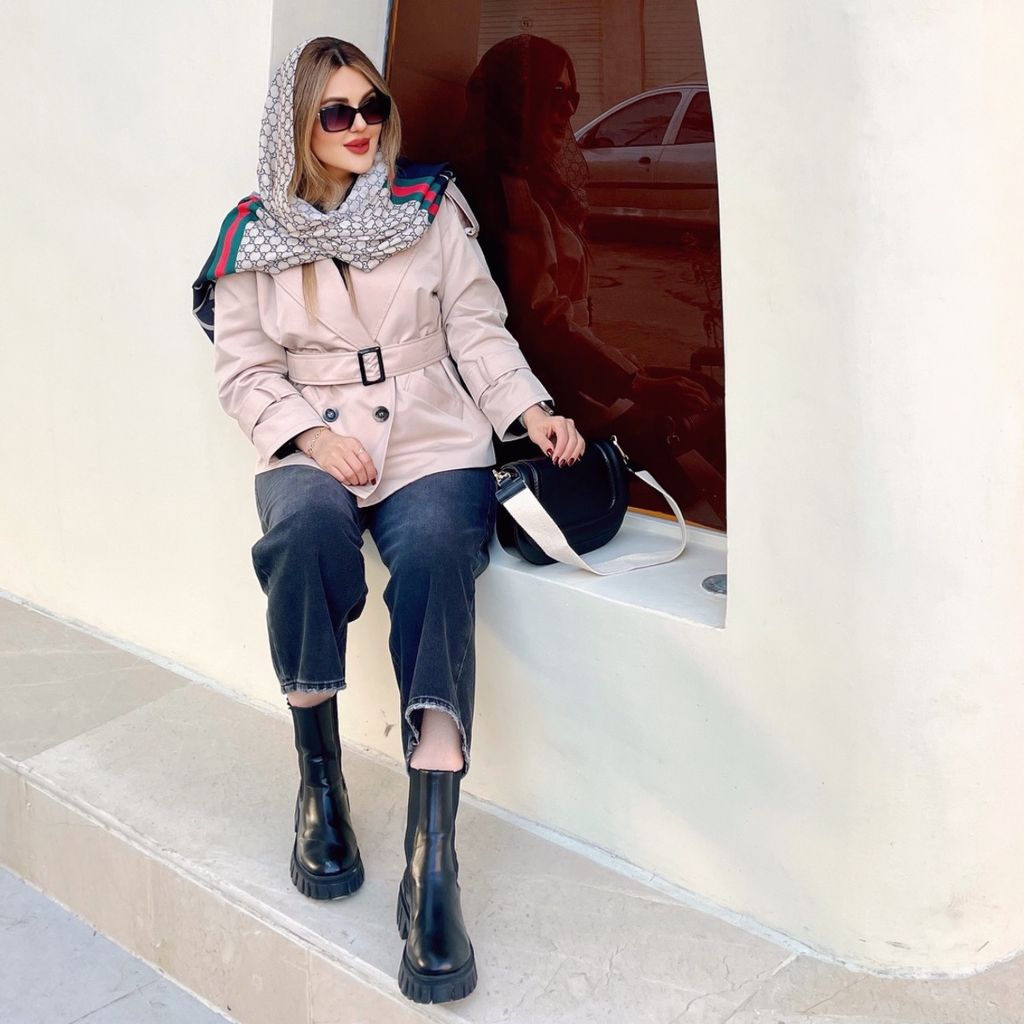 خرید اینترنتی ترنچ کت آنجـلا (کالکشن فروزان نریمیسا)