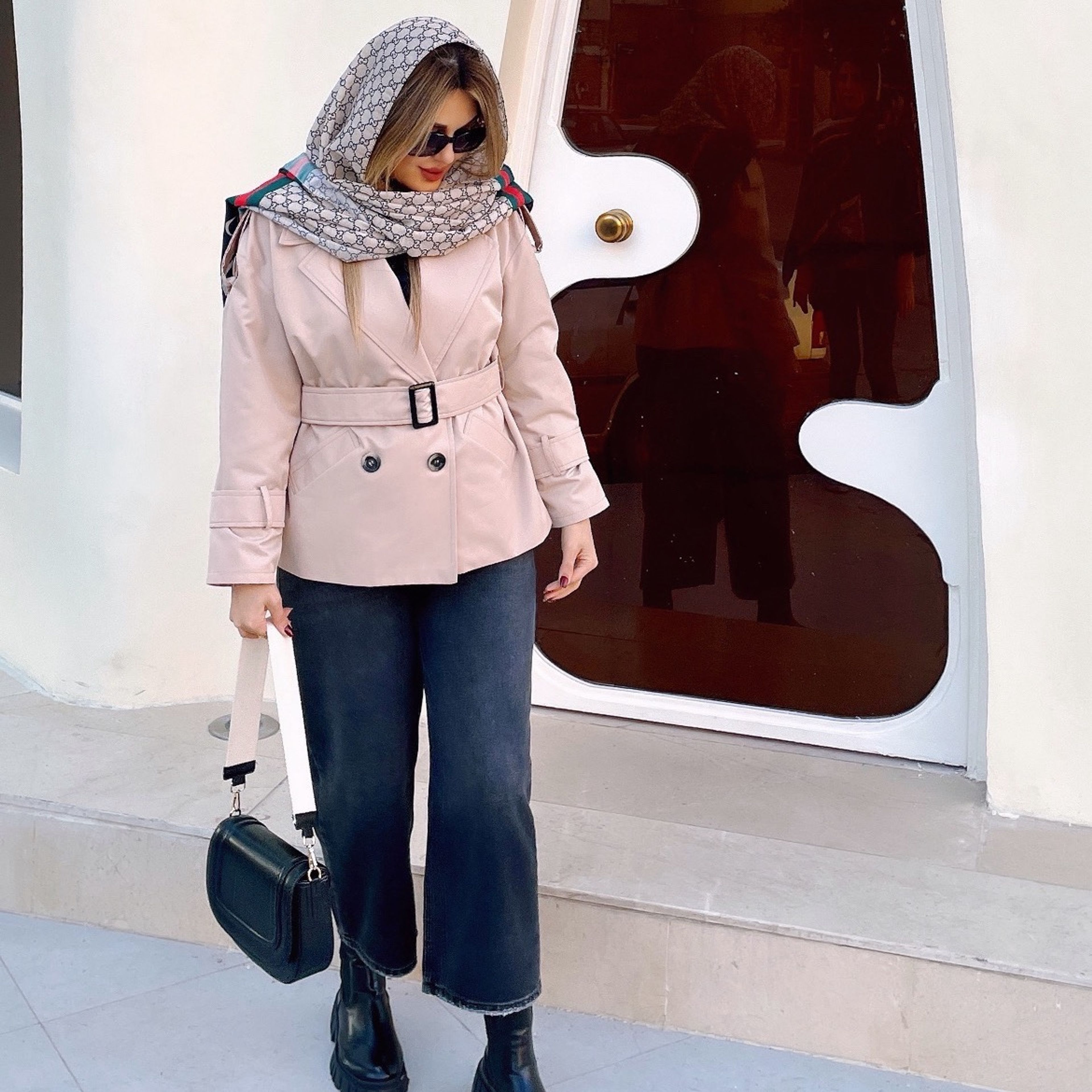قیمت ارزان ترنچ کت آنجـلا (کالکشن فروزان نریمیسا)